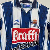 2000/01 REAL SOCIEDAD #10 HOME SHIRT (L) ASTORE