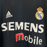 2004/05 REAL MADRID ZIDANE #5 AWAY SHIRT (XL) ADIDAS