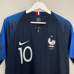 Shop 2018/19 FRANCE MBAPPE #10 HOME SHIRT (L) NIKE, classic football shirts, vintage football shirts & retro soccer jerseys at Cult Kits