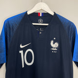 Shop 2018/19 FRANCE MBAPPE #10 HOME SHIRT (L) NIKE, classic football shirts, vintage football shirts & retro soccer jerseys at Cult Kits