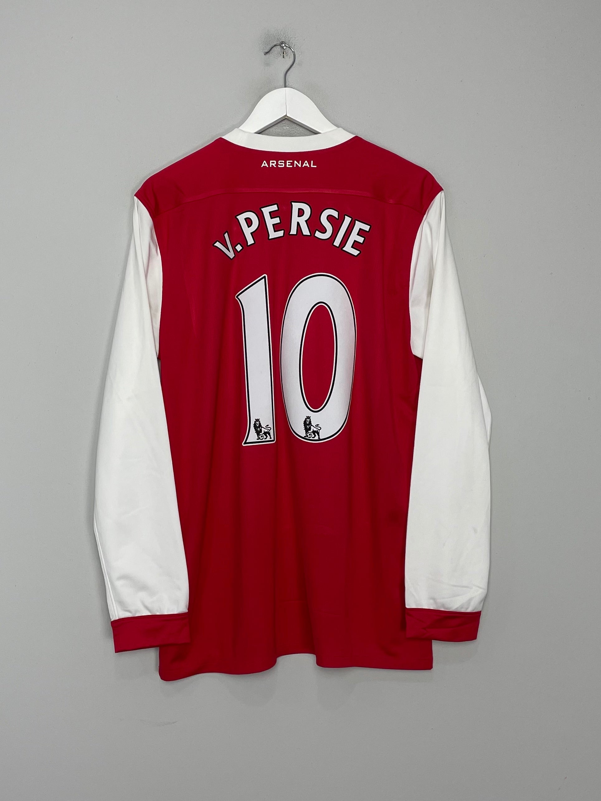 Shop 2010/11 ARSENAL V.PERSIE #10 L/S HOME SHIRT (L) NIKE, classic football shirts, vintage football shirts & retro soccer jerseys at Cult Kits