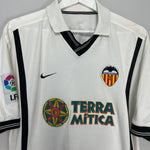 Shop 2000/01 VALENCIA AIMAR #22 HOME SHIRT (L) NIKE, classic football shirts, vintage football shirts & retro soccer jerseys at Cult Kits