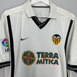 Shop 2000/01 VALENCIA AIMAR #22 HOME SHIRT (L) NIKE, classic football shirts, vintage football shirts & retro soccer jerseys at Cult Kits