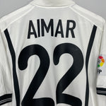 Shop 2000/01 VALENCIA AIMAR #22 HOME SHIRT (L) NIKE, classic football shirts, vintage football shirts & retro soccer jerseys at Cult Kits