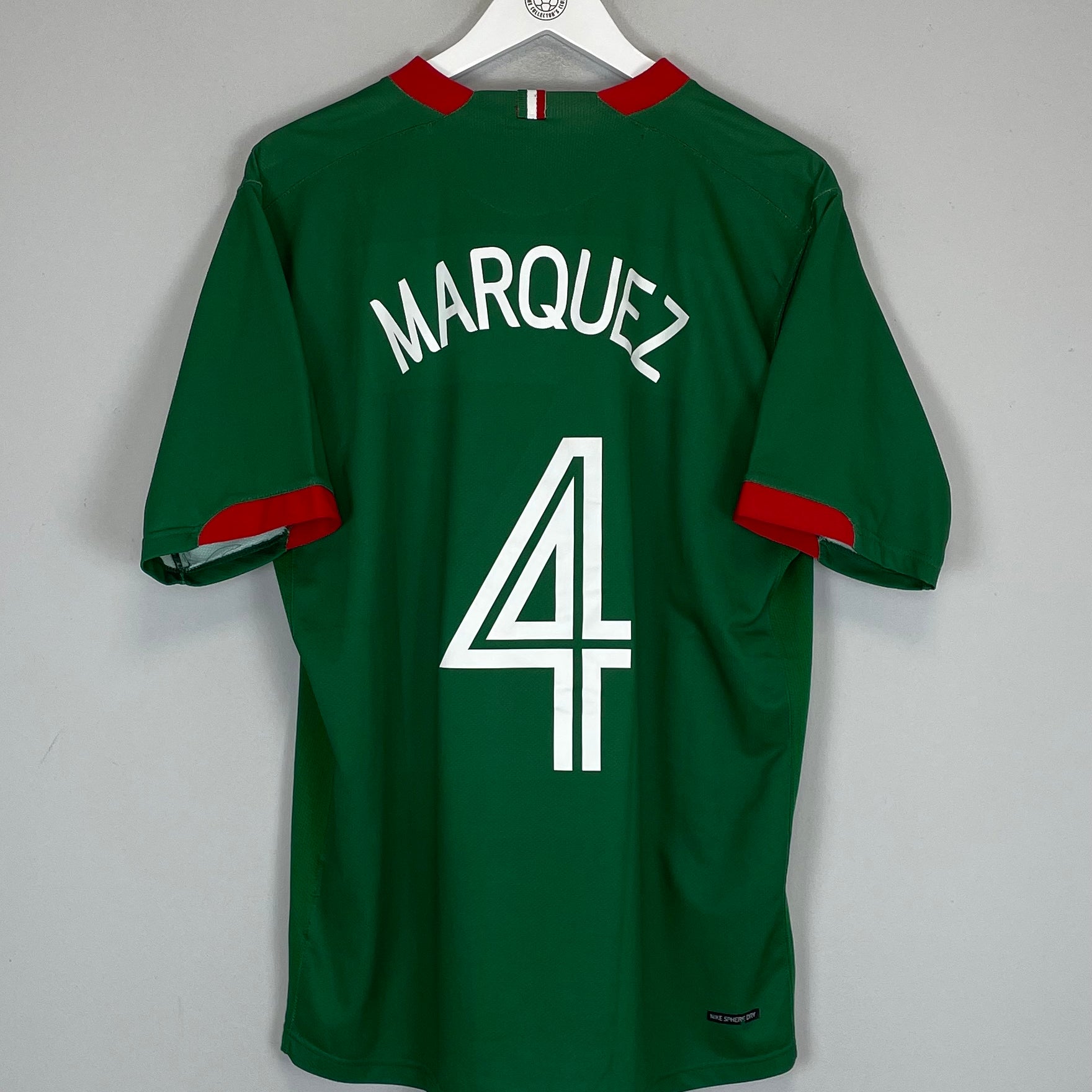Shop 2006 MEXICO R.MARQUEZ #4 HOME SHIRT (L) NIKE, classic football shirts, vintage football shirts & retro soccer jerseys at Cult Kits