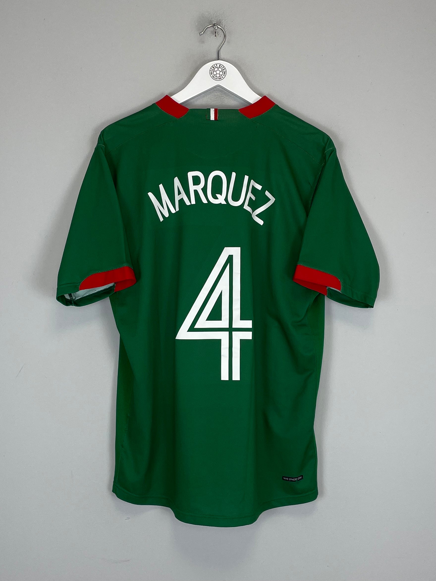 Shop 2006 MEXICO R.MARQUEZ #4 HOME SHIRT (L) NIKE, classic football shirts, vintage football shirts & retro soccer jerseys at Cult Kits