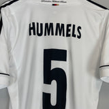 2012/14 GERMANY HUMMELS #5 HOME SHIRT (M) ADIDAS