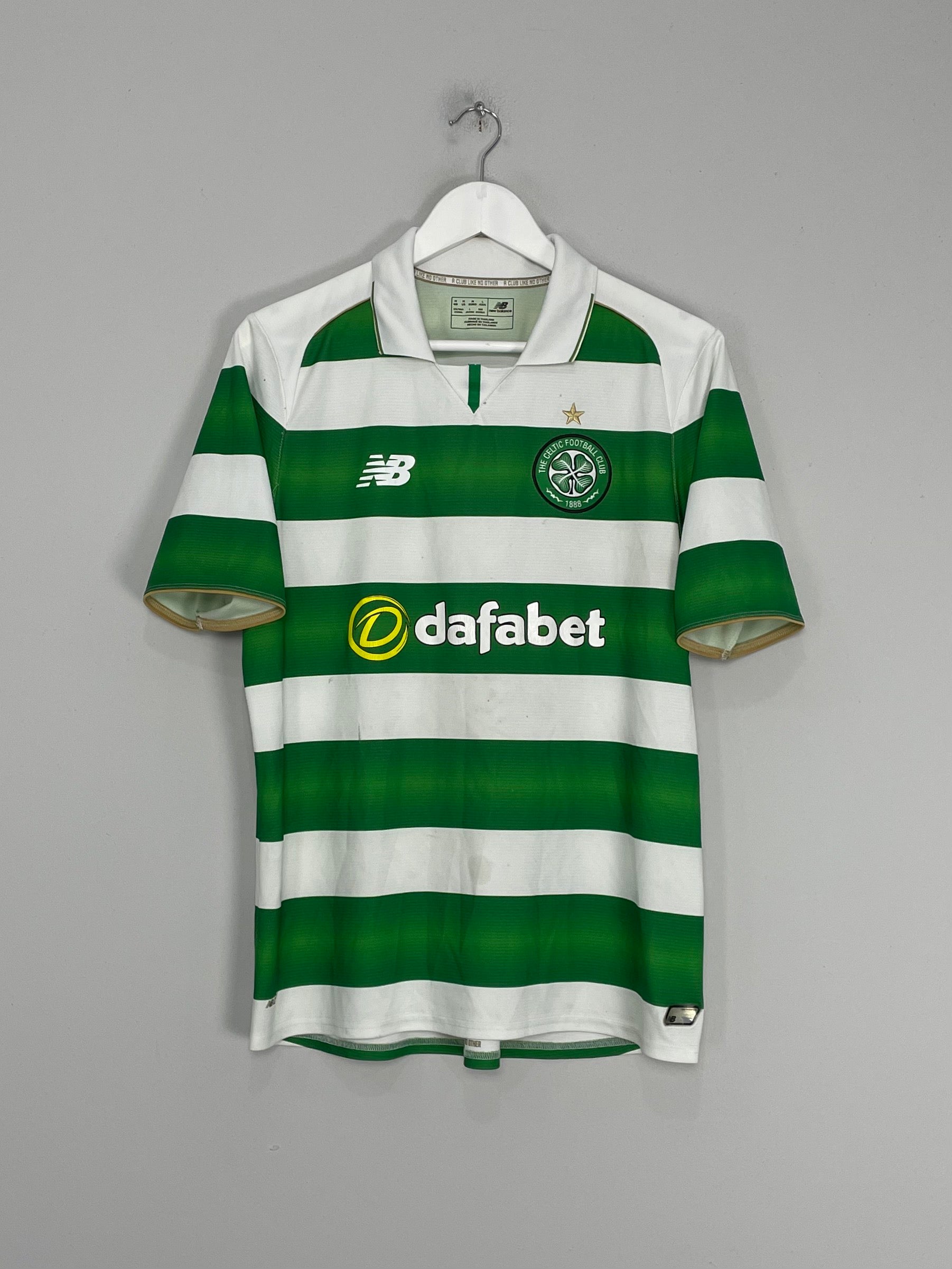 Shop 2016/17 CELTIC HOME SHIRT (M) NEW BALANCE, classic football shirts, vintage football shirts & retro soccer jerseys at Cult Kits