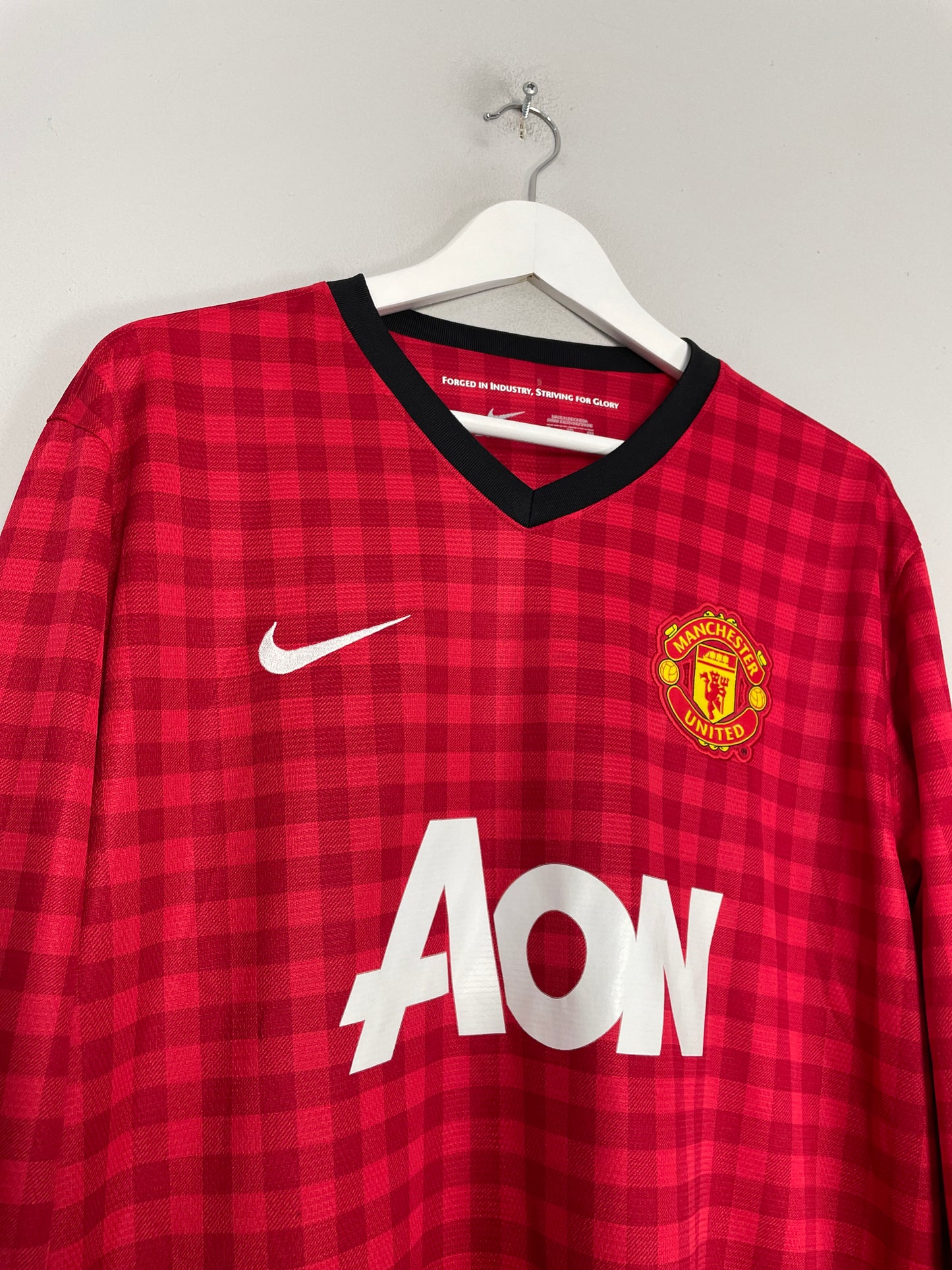 2012/13 MANCHESTER UNITED ROONEY #10 L/S HOME SHIRT (XL) NIKE