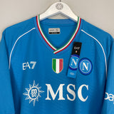 2023/24 NAPOLI KVARATSKHELIA #77 *BNWT* HOME SHIRT (4XL) EA7