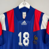 1992/94 FRANCE CANTONA #18 HOME SHIRT (S) ADIDAS