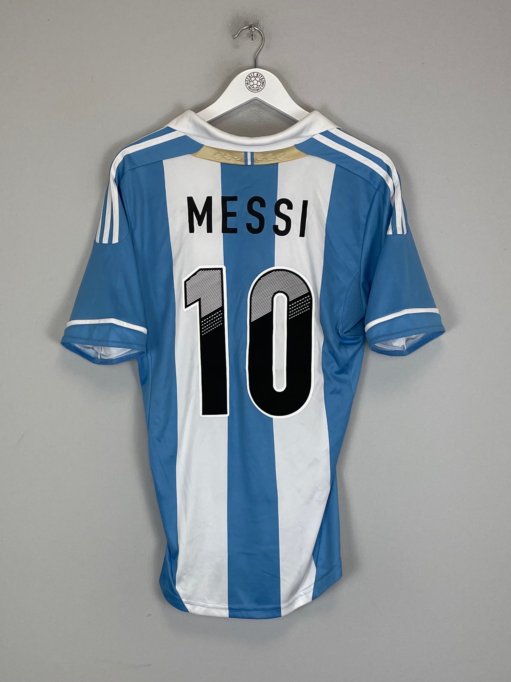 Shop 2011/13 ARGENTINA MESSI #10 HOME SHIRT (M) ADIDAS, classic football shirts, vintage football shirts & retro soccer jerseys at Cult Kits