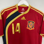 Shop 2009/10 SPAIN ALONSO #14 HOME SHIRT (M) ADIDAS, classic football shirts, vintage football shirts & retro soccer jerseys at Cult Kits