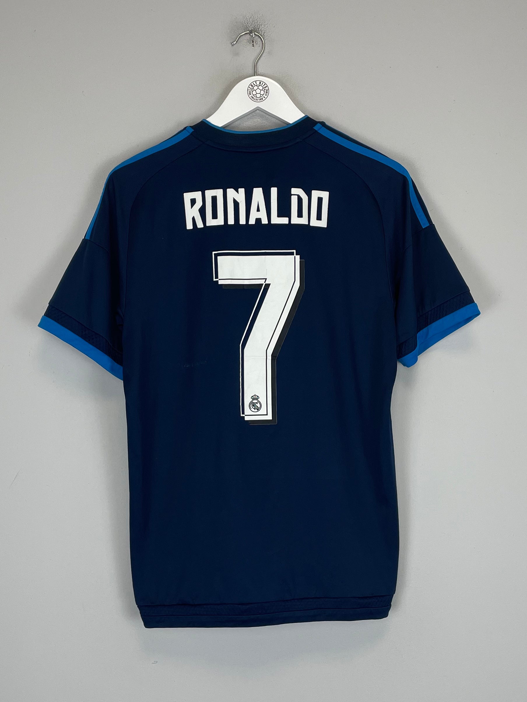 Shop 2015/16 REAL MADRID RONALDO #7 AWAY SHIRT (M) ADIDAS, classic football shirts, vintage football shirts & retro soccer jerseys at Cult Kits