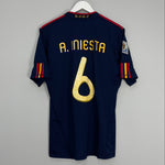 Shop 2010/11 SPAIN A.INIESTA #6 AWAY SHIRT (L) ADIDAS, classic football shirts, vintage football shirts & retro soccer jerseys at Cult Kits