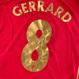 2005/06 Liverpool Gerrard #8 *Player Issue* Home Shirt (XL) Reebok