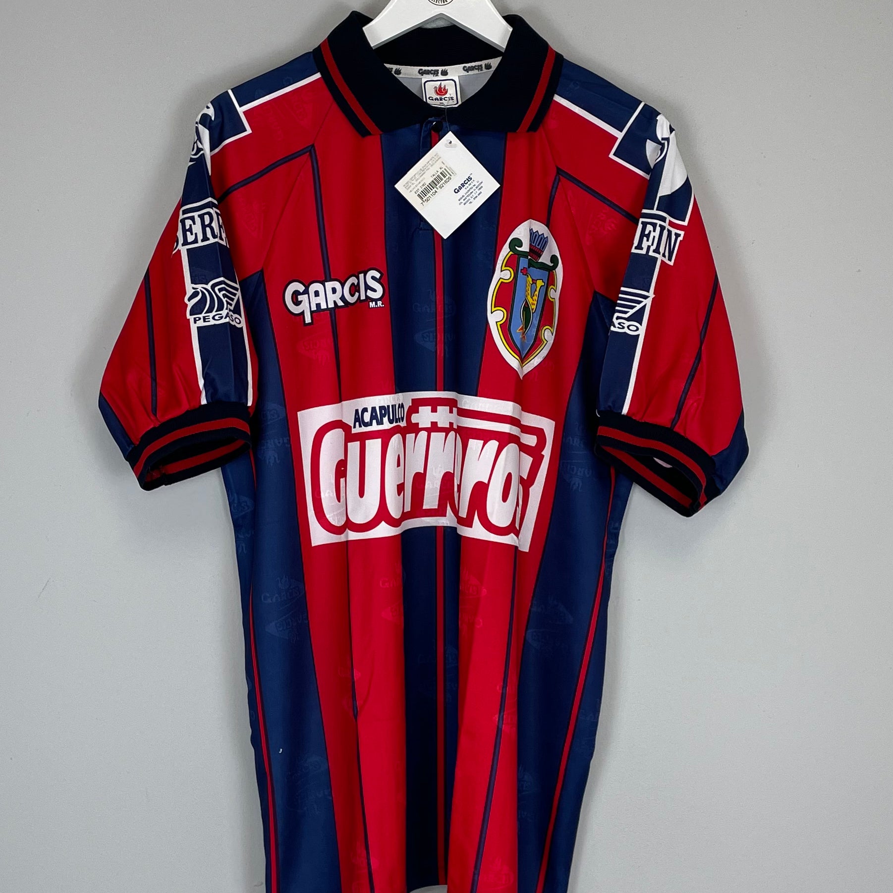 Shop 2000/01 IRAPUATO *BNWT* AWAY SHIRT (XL) GARCIS, classic football shirts, vintage football shirts & retro soccer jerseys at Cult Kits
