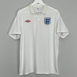 2009/10 ENGLAND CROUCH #9 HOME SHIRT (XL) UMBRO