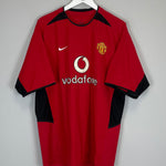 Shop 2002/04 MANCHESTER UNITED RONALDO #7 HOME SHIRT (XL) NIKE, classic football shirts, vintage football shirts & retro soccer jerseys at Cult Kits
