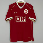 Shop 2006/07 MANCHESTER UNITED RONALDO #7 HOME SHIRT (M) NIKE, classic football shirts, vintage football shirts & retro soccer jerseys at Cult Kits