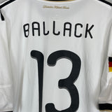 2010 GERMANY BALLACK #13 HOME SHIRT (XXL) ADIDAS