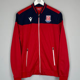 Shop 2019/20 STOKE CITY TRACK JACKET (M) MACRON, classic football shirts, vintage football shirts & retro soccer jerseys at Cult Kits