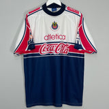Shop 1998/99 CHIVAS GUADALAJARA TRAINING SHIRT (L) ATLETICA, classic football shirts, vintage football shirts & retro soccer jerseys at Cult Kits