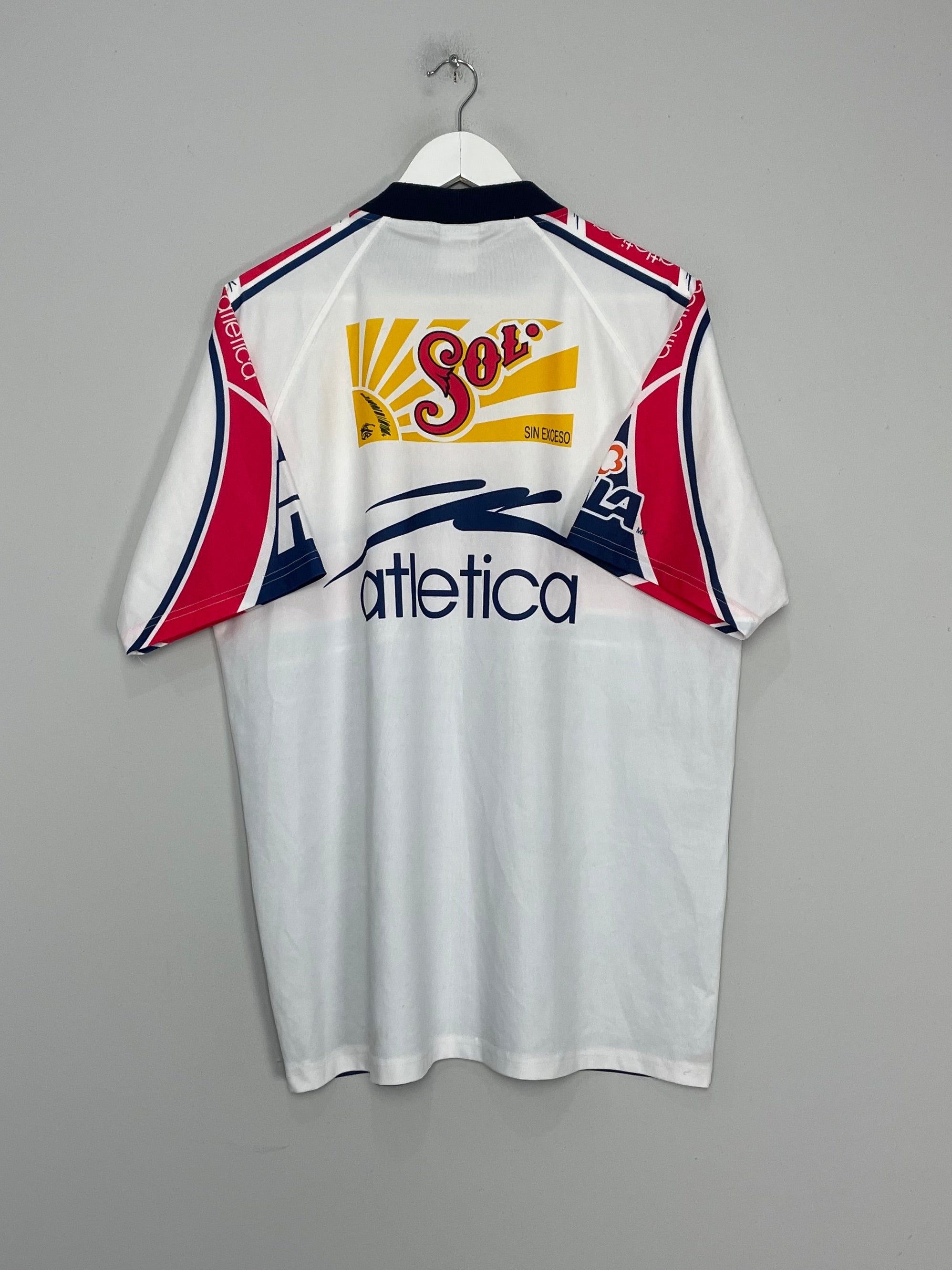 Shop 1998/99 CHIVAS GUADALAJARA TRAINING SHIRT (L) ATLETICA, classic football shirts, vintage football shirts & retro soccer jerseys at Cult Kits