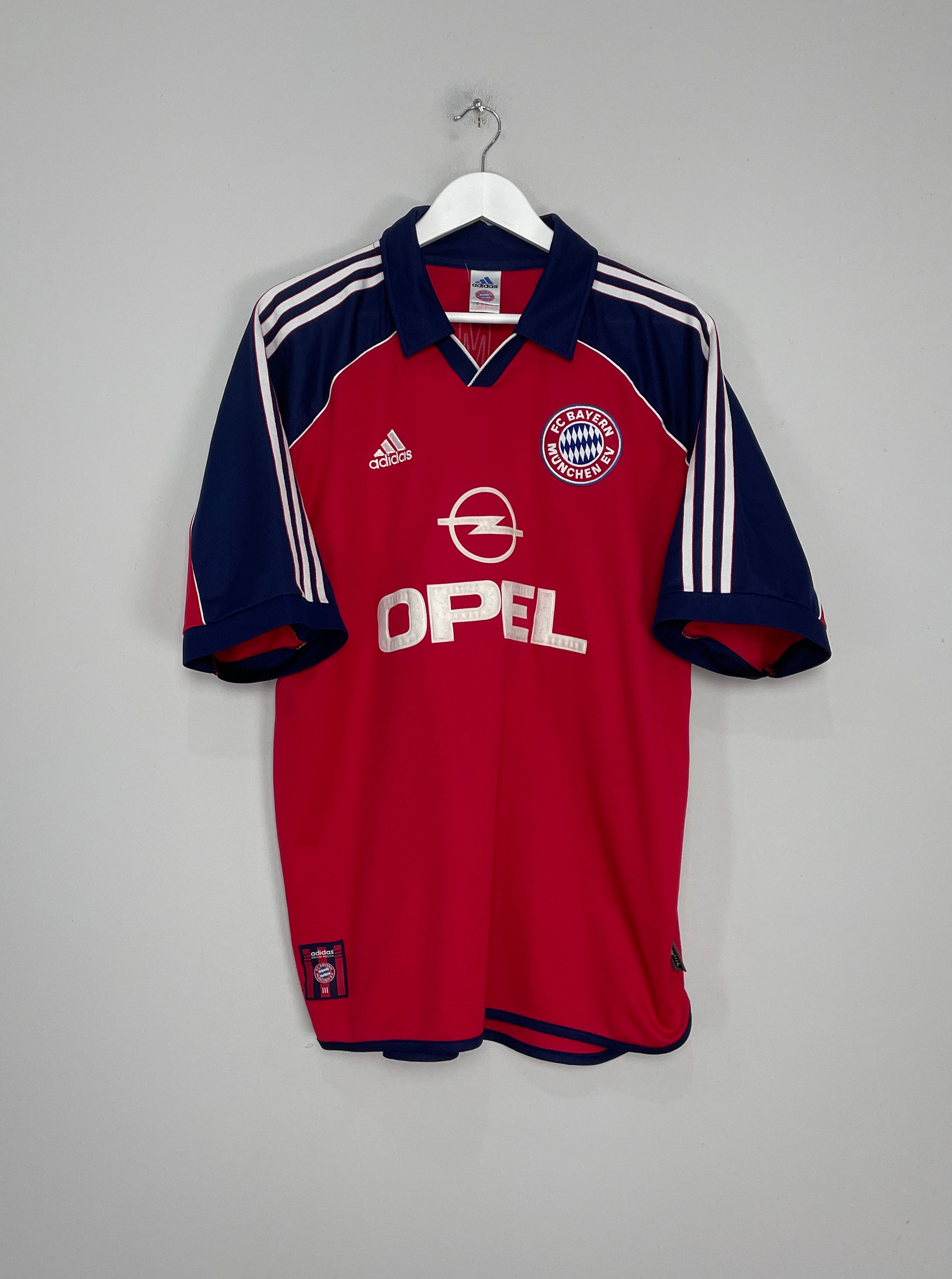 Shop 1999/01 BAYERN MUNICH HOME SHIRT (XL) ADIDAS, classic football shirts, vintage football shirts & retro soccer jerseys at Cult Kits