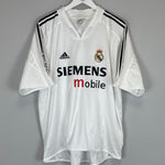 Shop 2004/05 REAL MADRID ZIDANE #5 HOME SHIRT (XL) ADIDAS, classic football shirts, vintage football shirts & retro soccer jerseys at Cult Kits