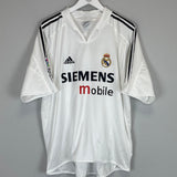 Shop 2004/05 REAL MADRID ZIDANE #5 HOME SHIRT (XL) ADIDAS, classic football shirts, vintage football shirts & retro soccer jerseys at Cult Kits
