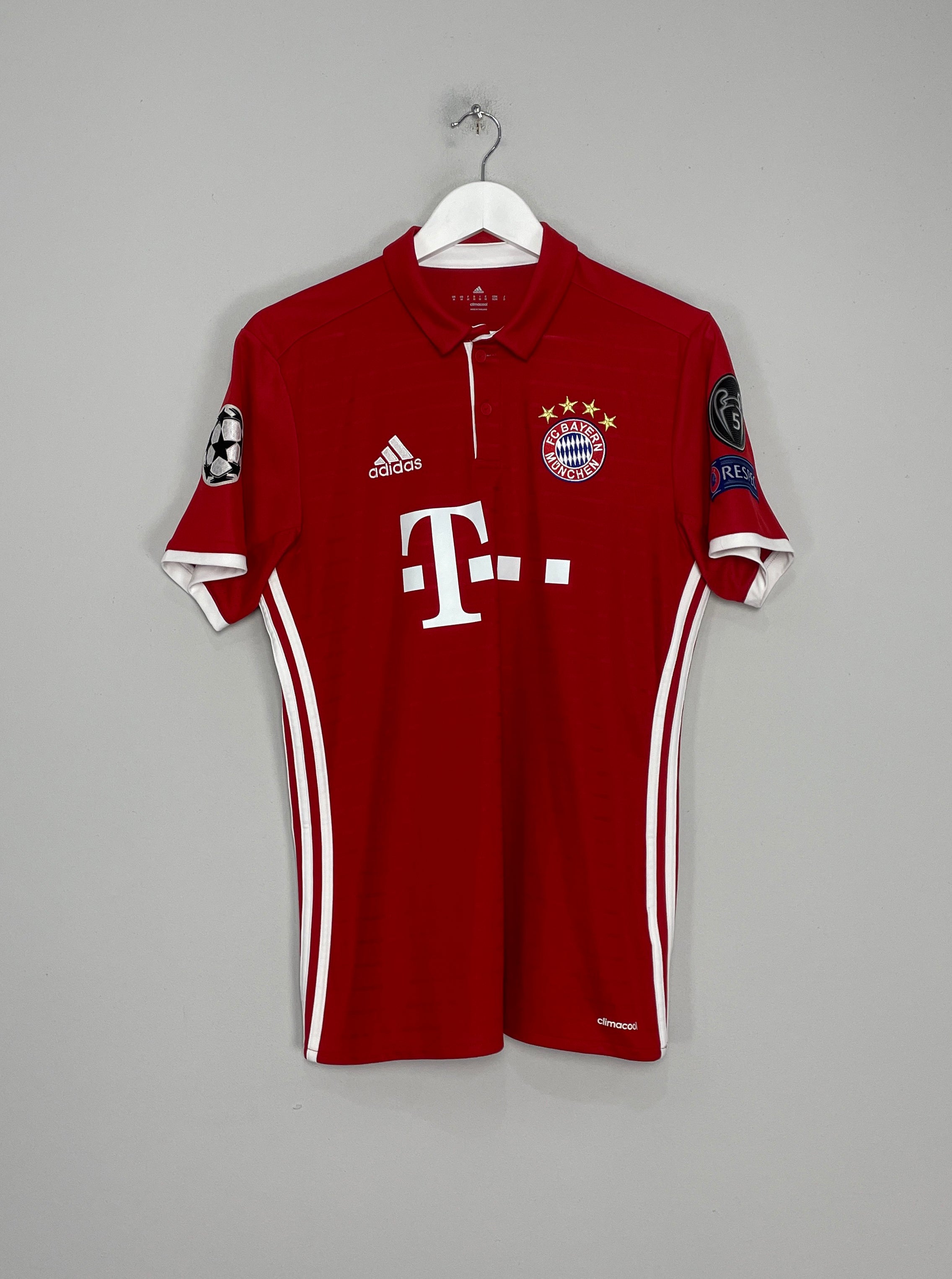 Shop 2016/17 BAYERN MUNICH VIDAL #23 C/L HOME SHIRT (M) ADIDAS, classic football shirts, vintage football shirts & retro soccer jerseys at Cult Kits