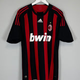 2008/09 AC MILAN MALDINI #3 HOME SHIRT (XL) ADIDAS
