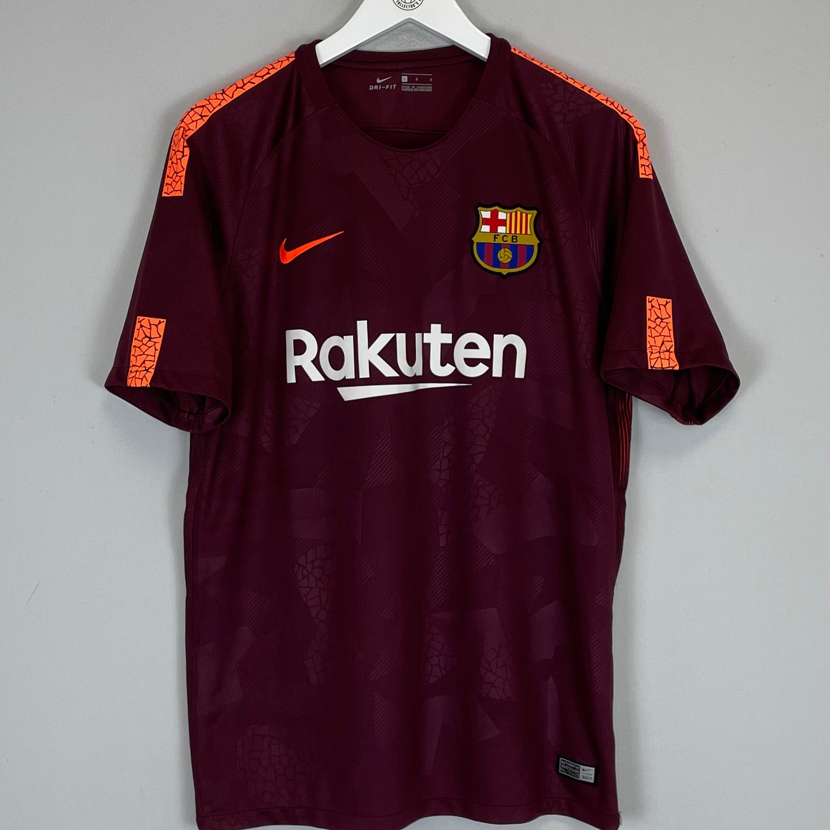 Shop 2017/18 BARCELONA THIRD SHIRT (L) NIKE, classic football shirts, vintage football shirts & retro soccer jerseys at Cult Kits