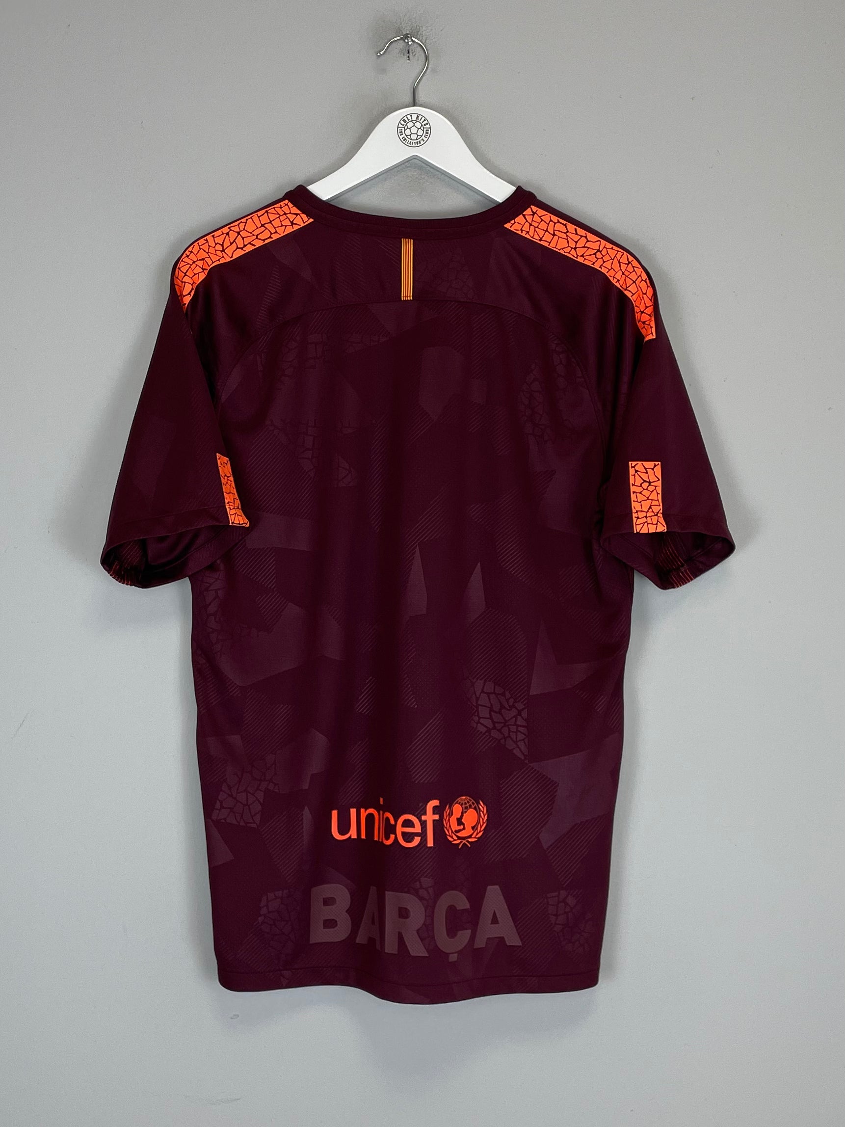 Shop 2017/18 BARCELONA THIRD SHIRT (L) NIKE, classic football shirts, vintage football shirts & retro soccer jerseys at Cult Kits