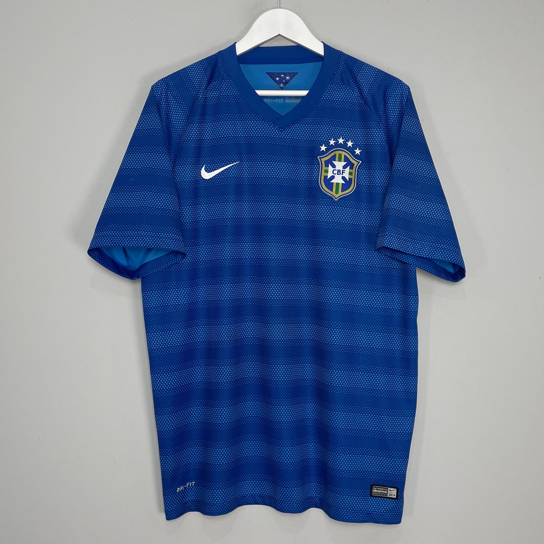 Shop 2014/15 BRAZIL AWAY SHIRT (XL) NIKE, classic football shirts, vintage football shirts & retro soccer jerseys at Cult Kits