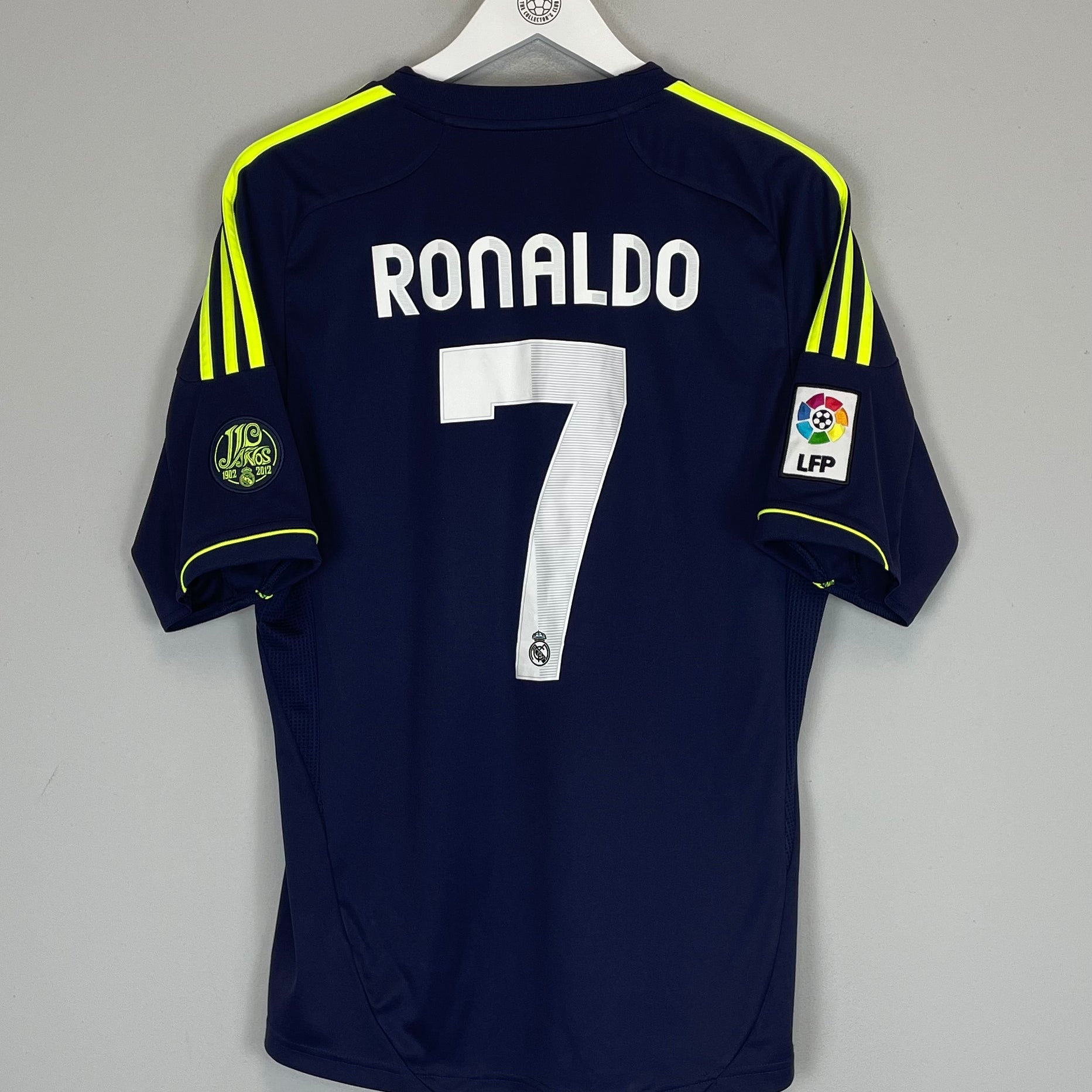 Shop 2012/13 REAL MADRID RONALDO #7 AWAY SHIRT (M) ADIDAS, classic football shirts, vintage football shirts & retro soccer jerseys at Cult Kits