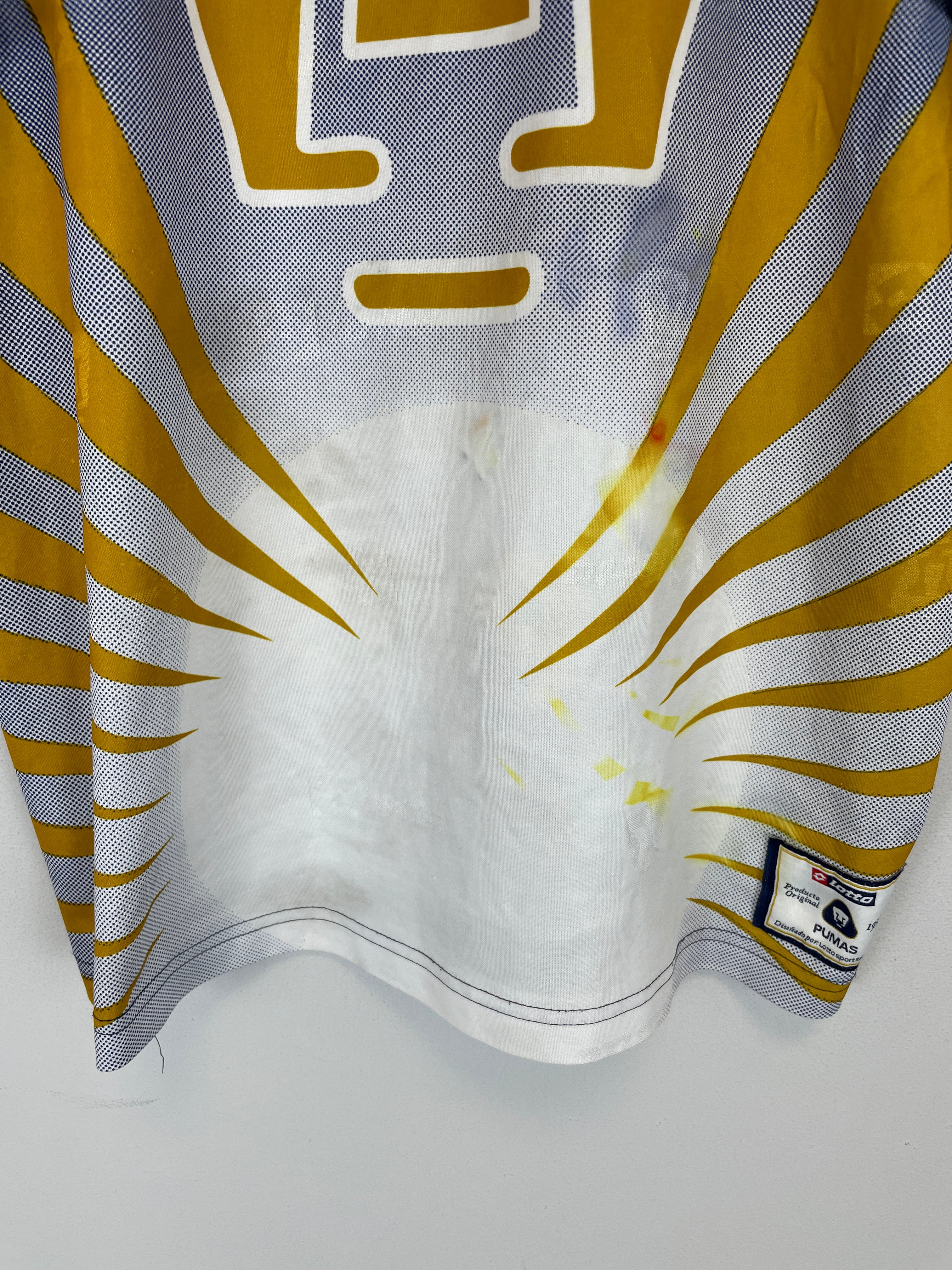 Shop 2003/04 UNAM PUMAS GK SHIRT (L) LOTTO, classic football shirts, vintage football shirts & retro soccer jerseys at Cult Kits