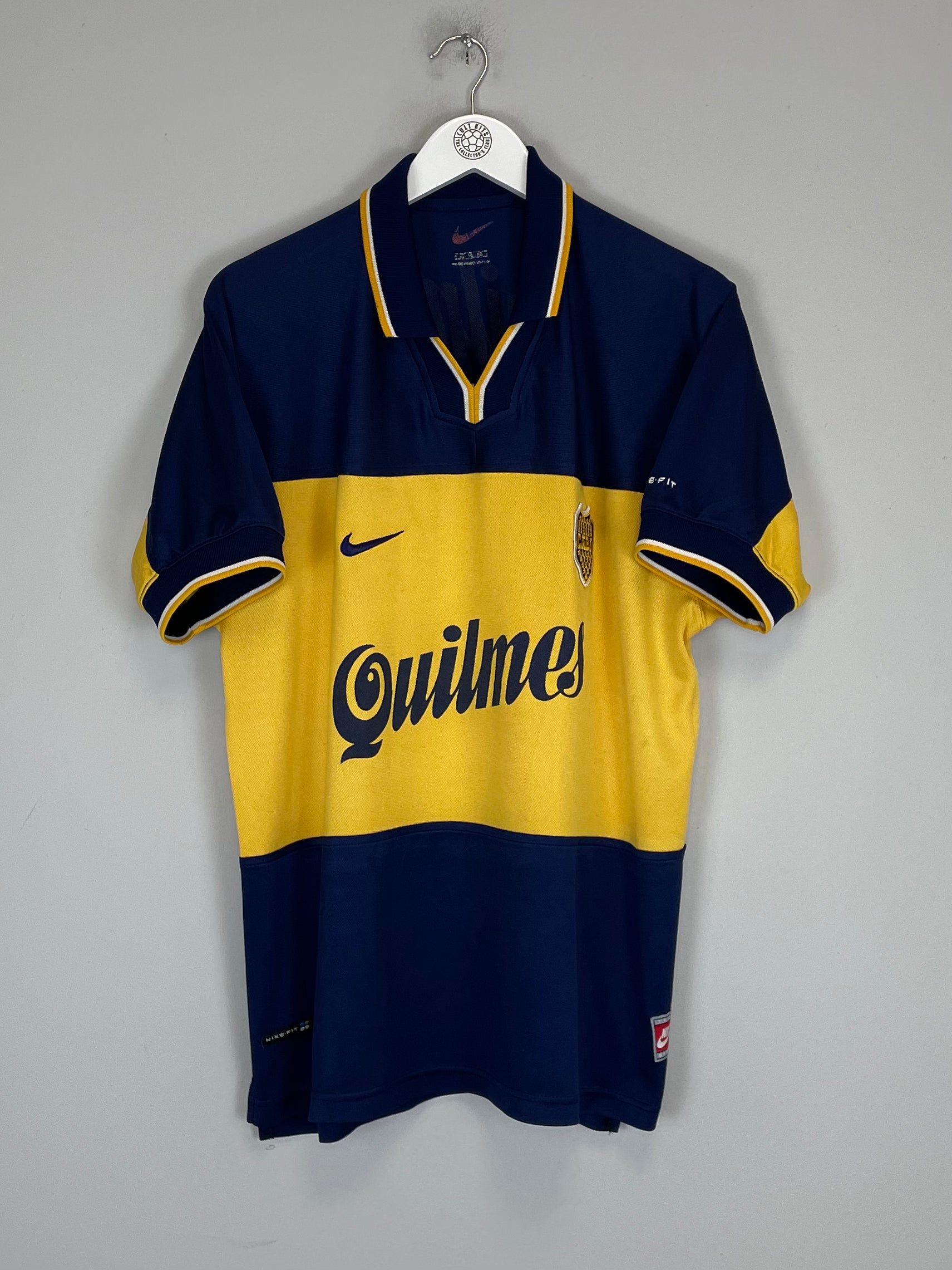 Shop 1998/00 BOCA JUNIORS HOME SHIRT (XL) NIKE, classic football shirts, vintage football shirts & retro soccer jerseys at Cult Kits