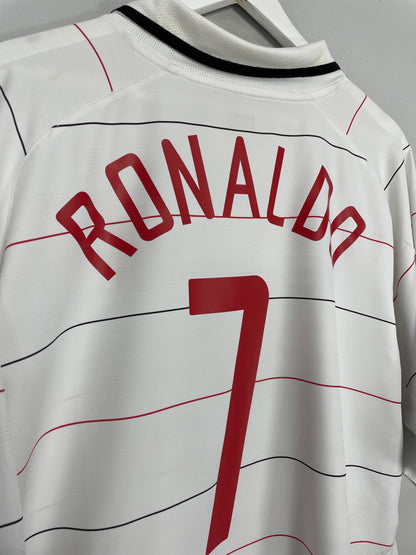 2003/04 MANCHESTER UNITED RONALDO #7 C/L AWAY SHIRT (XXXL) NIKE