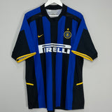 Shop 2002/03 INTER MILAN BATISTUTA #19 HOME SHIRT (XL) NIKE, classic football shirts, vintage football shirts & retro soccer jerseys at Cult Kits