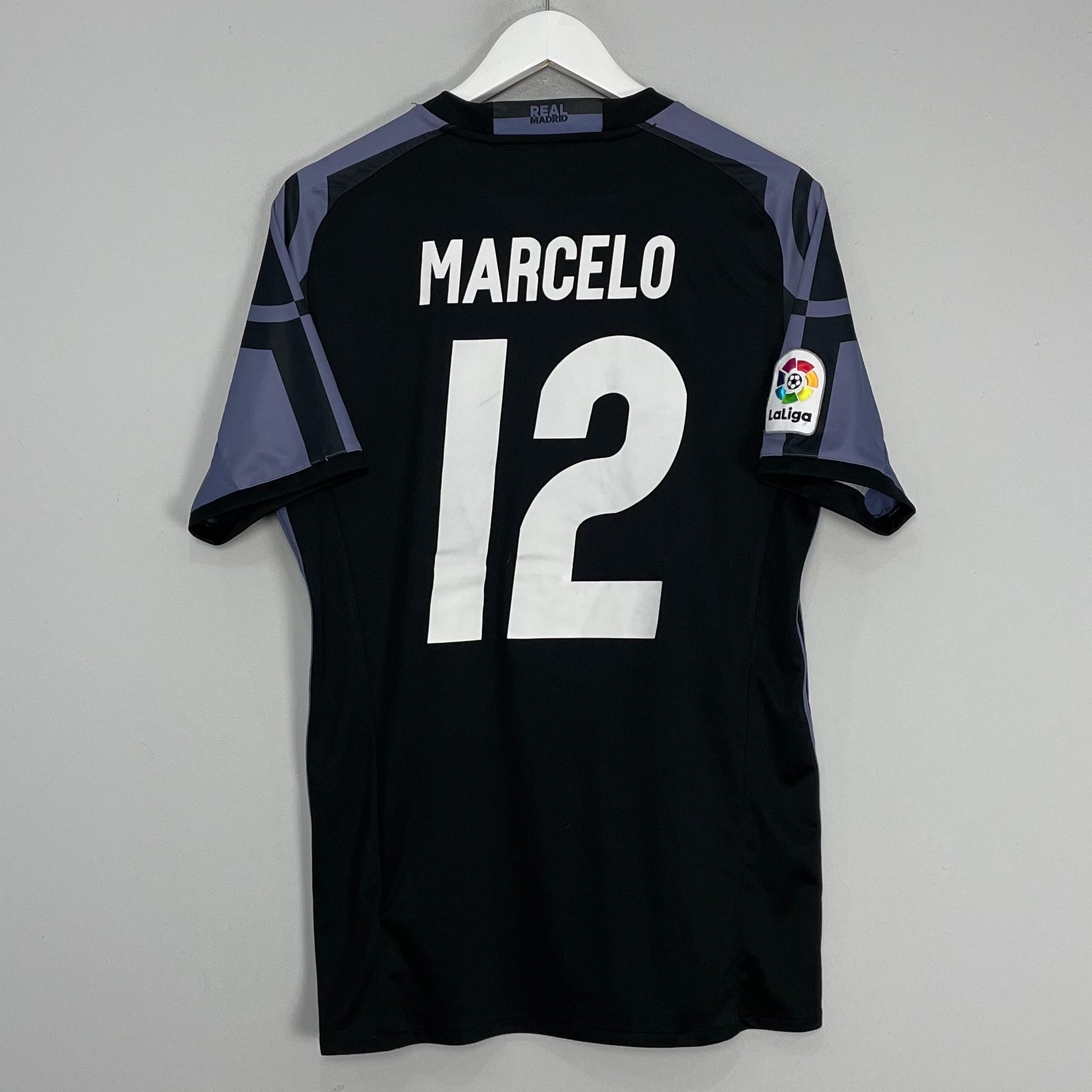 Shop 2016/17 REAL MADRID MARCELO #12 THIRD SHIRT (M) ADIDAS, classic football shirts, vintage football shirts & retro soccer jerseys at Cult Kits