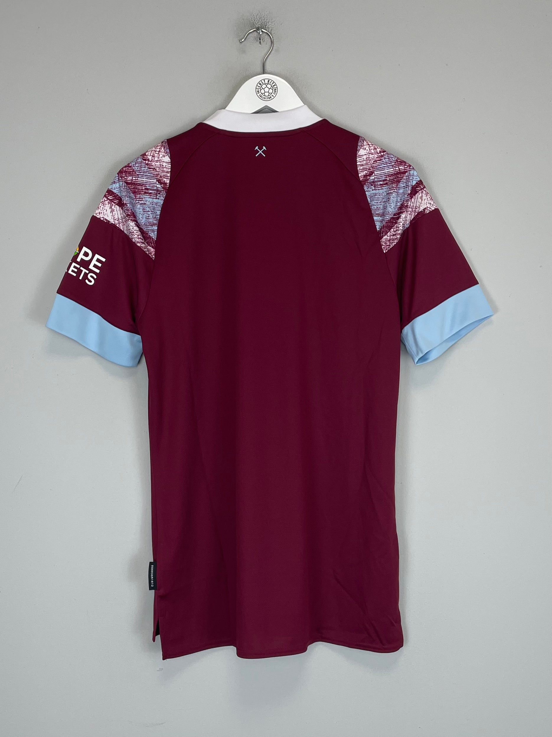 Shop 2022/23 WEST HAM HOME SHIRT (M) UMBRO, classic football shirts, vintage football shirts & retro soccer jerseys at Cult Kits