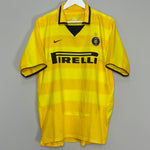 Shop 2003/04 INTER MILAN ADRIANO #10 AWAY SHIRT (L) NIKE, classic football shirts, vintage football shirts & retro soccer jerseys at Cult Kits