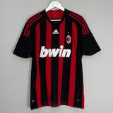 2008/09 AC MILAN MALDINI #3 HOME SHIRT (M) ADIDAS