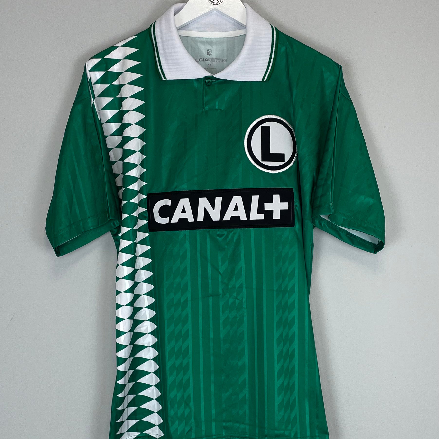 Shop 1995/96 LEGIA WARSAW *TRIBUTE* HOME SHIRT (M) OM, classic football shirts, vintage football shirts & retro soccer jerseys at Cult Kits