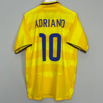 Shop 2003/04 INTER MILAN ADRIANO #10 AWAY SHIRT (L) NIKE, classic football shirts, vintage football shirts & retro soccer jerseys at Cult Kits