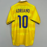 Shop 2003/04 INTER MILAN ADRIANO #10 AWAY SHIRT (L) NIKE, classic football shirts, vintage football shirts & retro soccer jerseys at Cult Kits