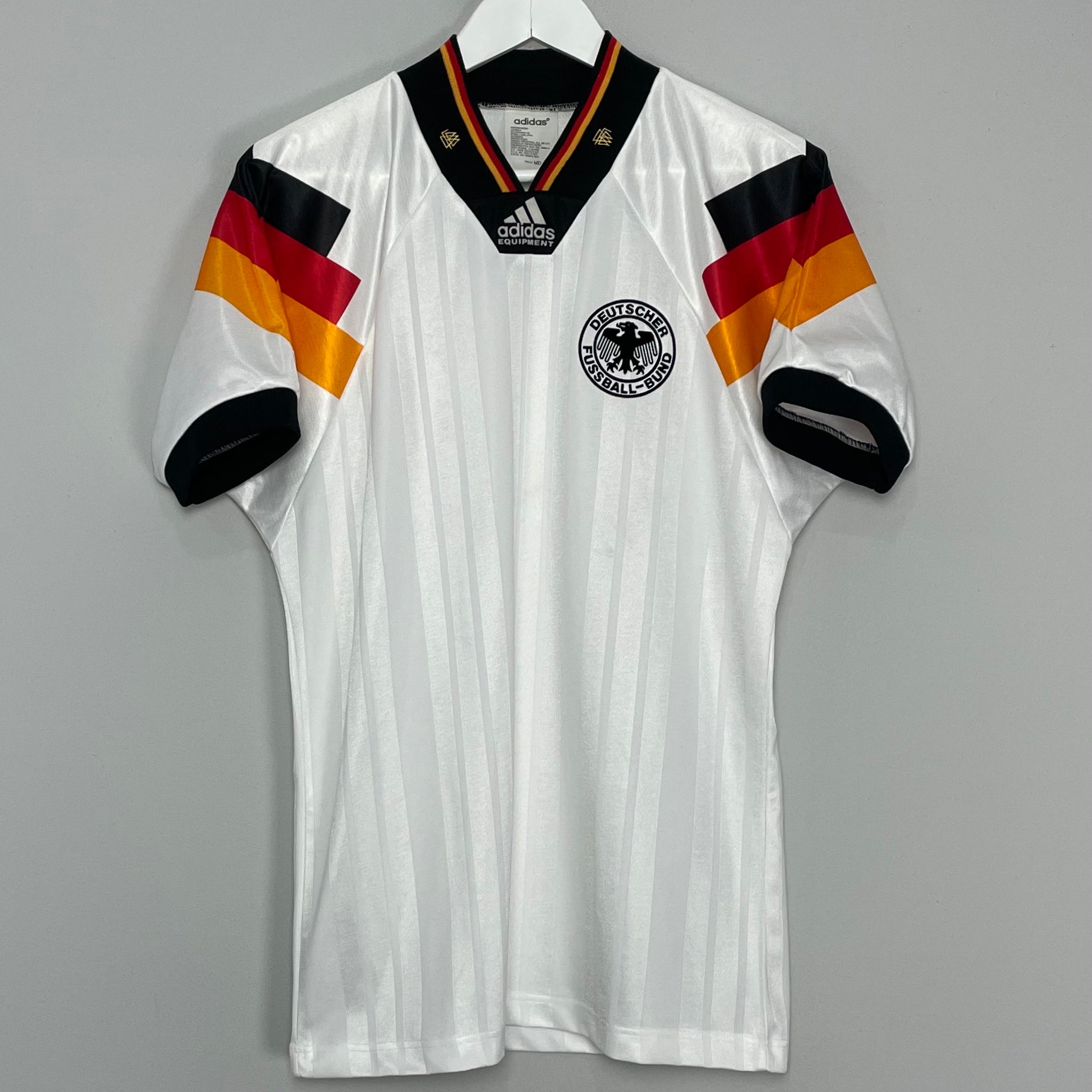 Shop 1992/94 GERMANY HOME SHIRT (M) ADIDAS, classic football shirts, vintage football shirts & retro soccer jerseys at Cult Kits