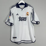 Shop 2000/01 REAL MADRID FIGO #10 HOME SHIRT (XL) ADIDAS, classic football shirts, vintage football shirts & retro soccer jerseys at Cult Kits
